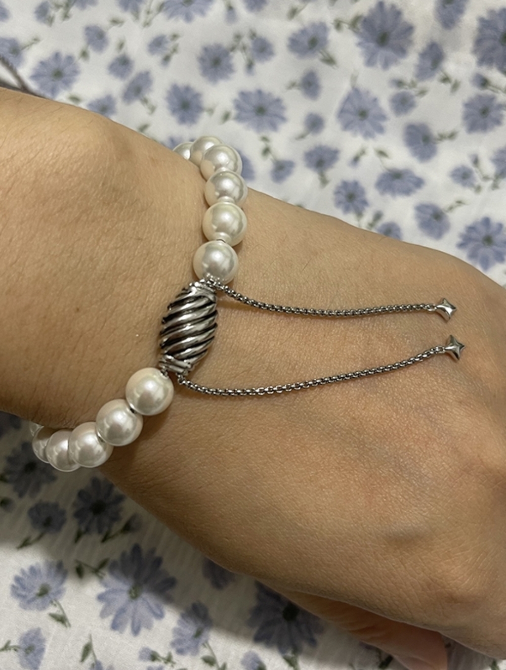 David Yurman Pearl Bead Bracelet
